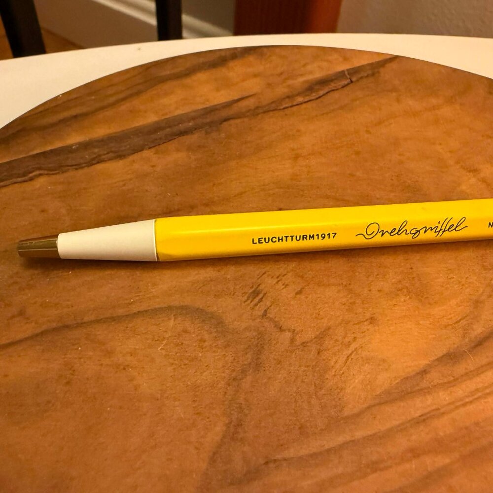 leuchtturm1917 ballpoint pen yellow